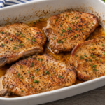 Thin Pork Chops in Oven