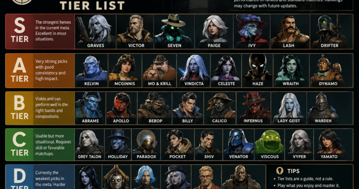 Deadlock Tier List