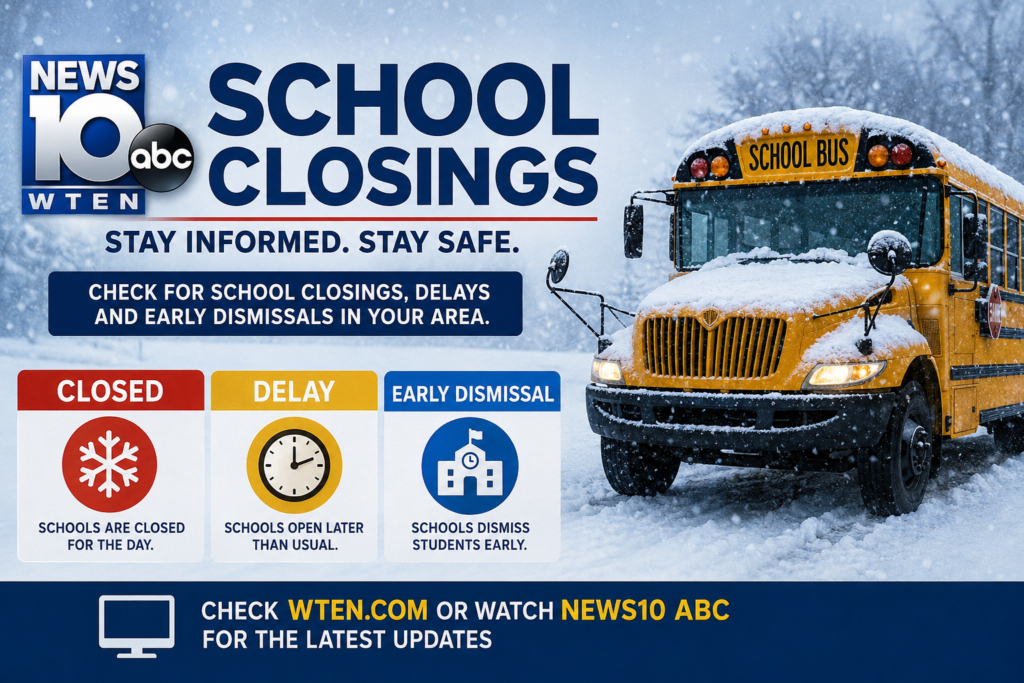 WTEN School Closings