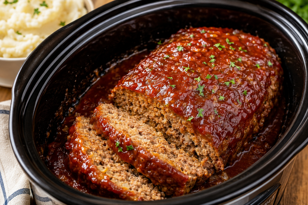 Crockpot Meatloaf