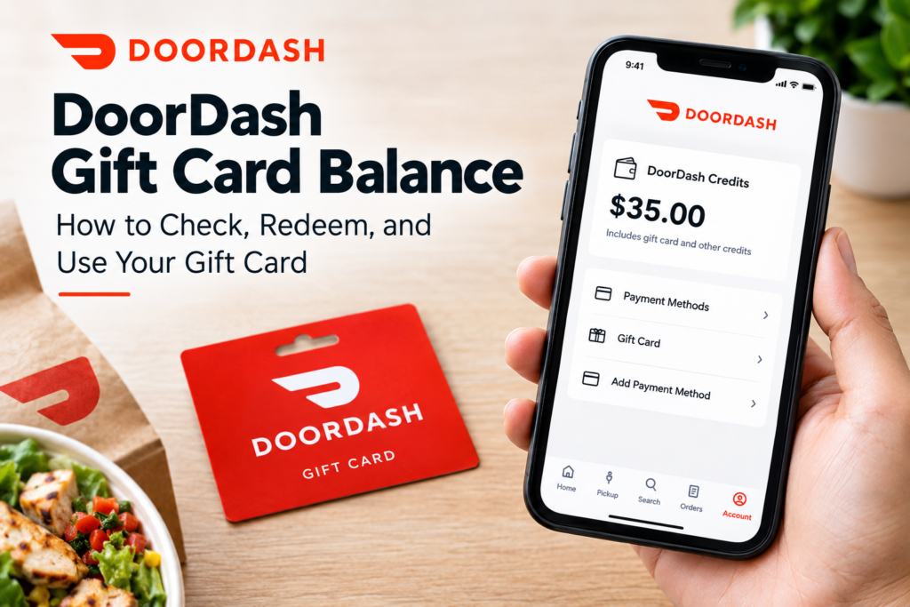 DoorDash Gift Card Balance