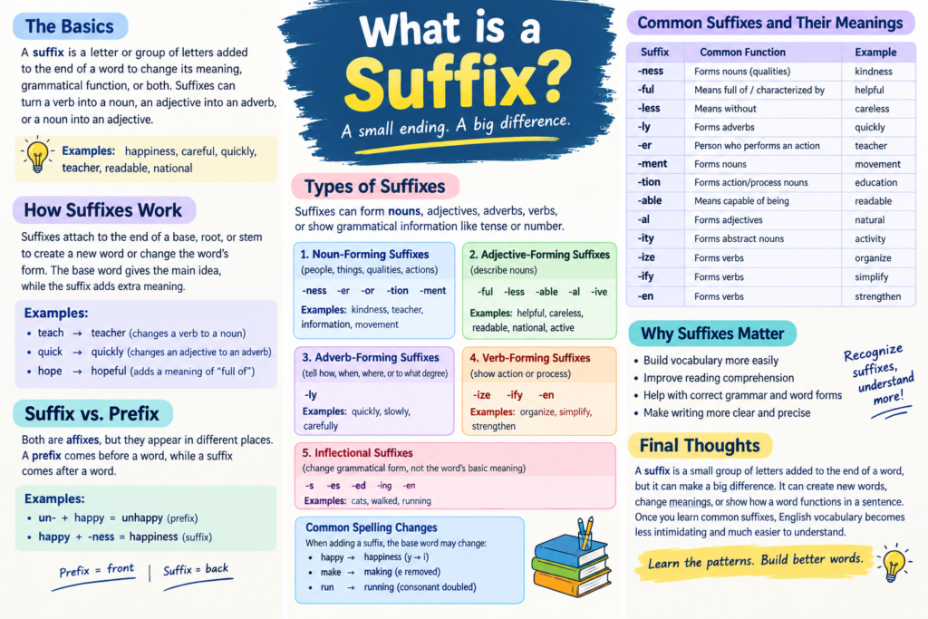 what is a suffix