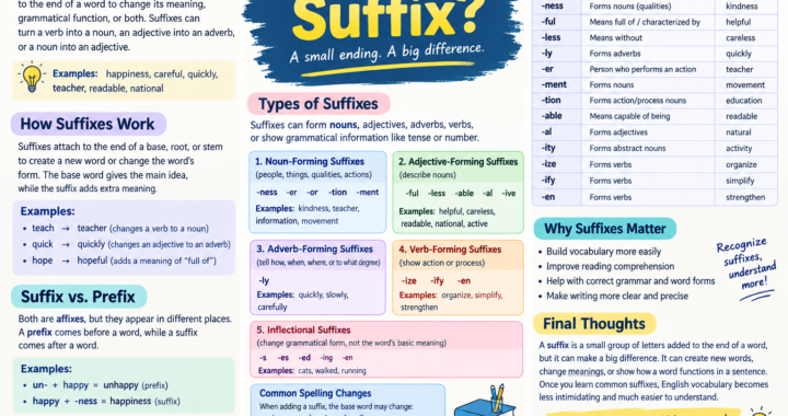 what is a suffix